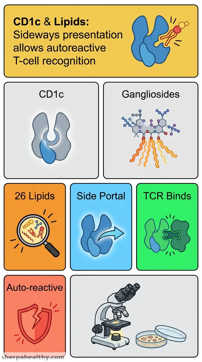 Sideways lipid presentation by the antigen-presenting molecule CD1c.