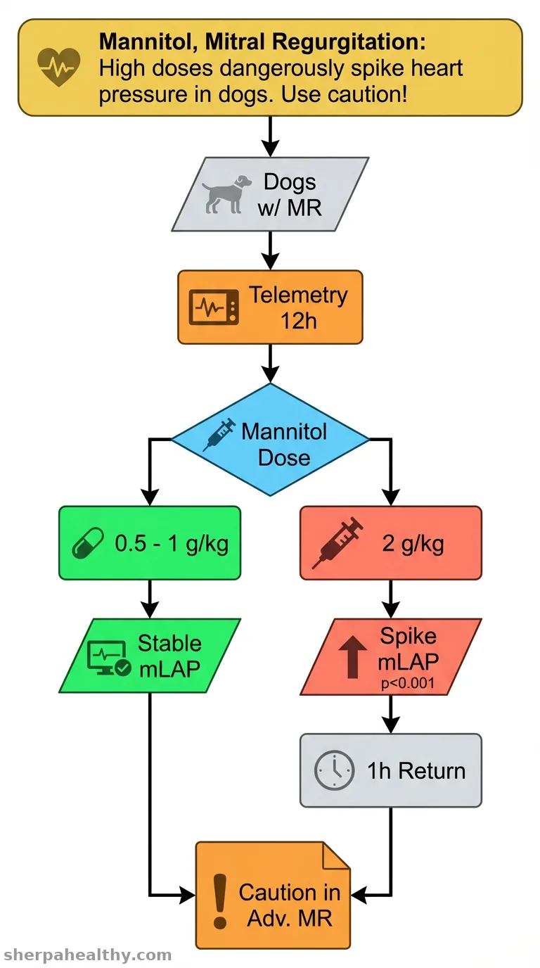Impact of Mannitol on Left Atrial Pressure in Dogs With Mitral Regurgitation.