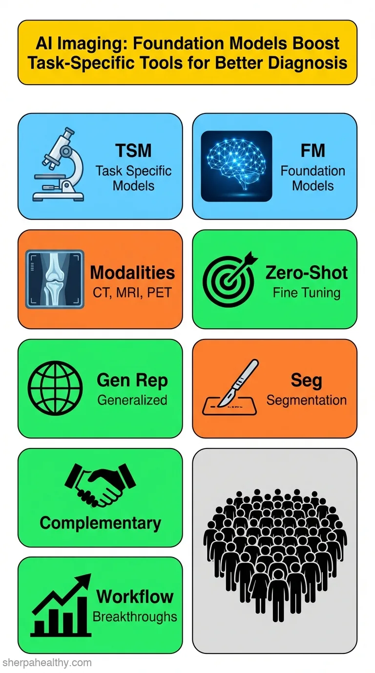 Artificial intelligence in medical imaging: From task-specific models to large-scale foundation models.