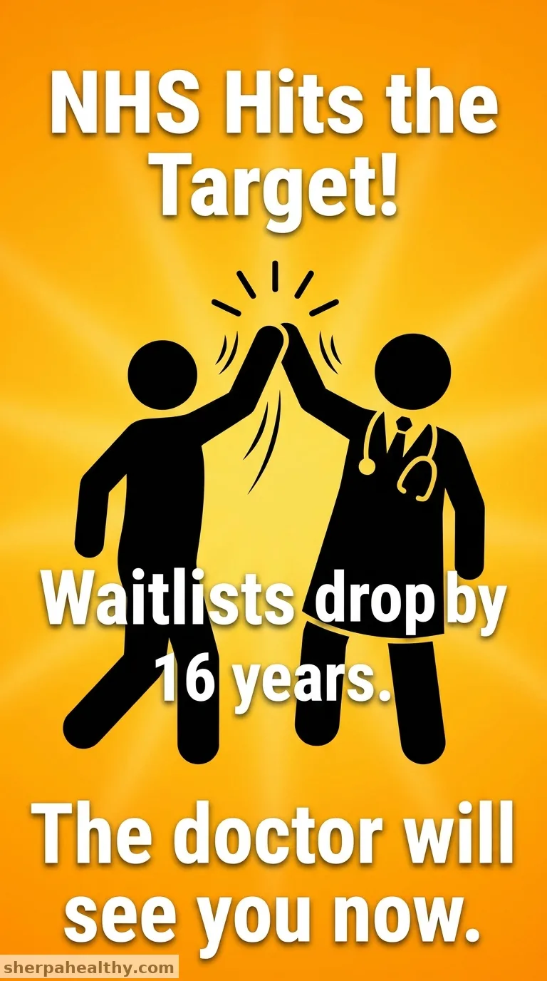 “Huge moment” as the health service hits 18-week target amid half-a-million waiting list drop
