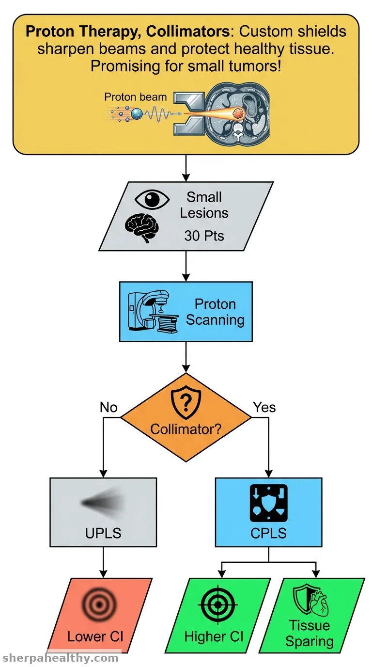 Dosimetric evaluation and clinical application of collimated apertures with proton beam line scanning in stereotactic radiotherapy.