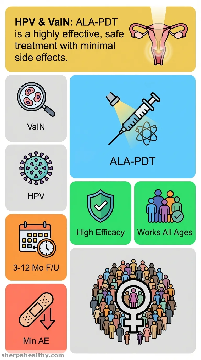 Clinical efficacy, safety and prognostic factors of photodynamic therapy for human papillomavirus infection with vaginal squamous intraepithelial lesion.
