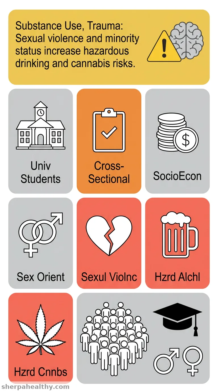 Association of Gender, Sexual Orientation, Socioeconomic Factors, and Sexual Violence with Hazardous Alcohol and Cannabis Use in University Students from Spain.