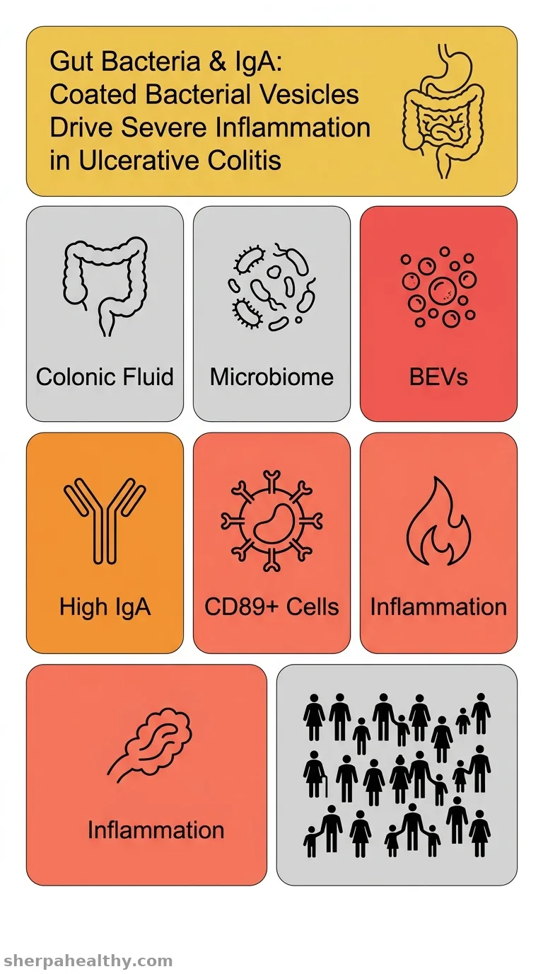 Enrichment of human IgA-coated bacterial vesicles in ulcerative colitis as a driver of inflammation.