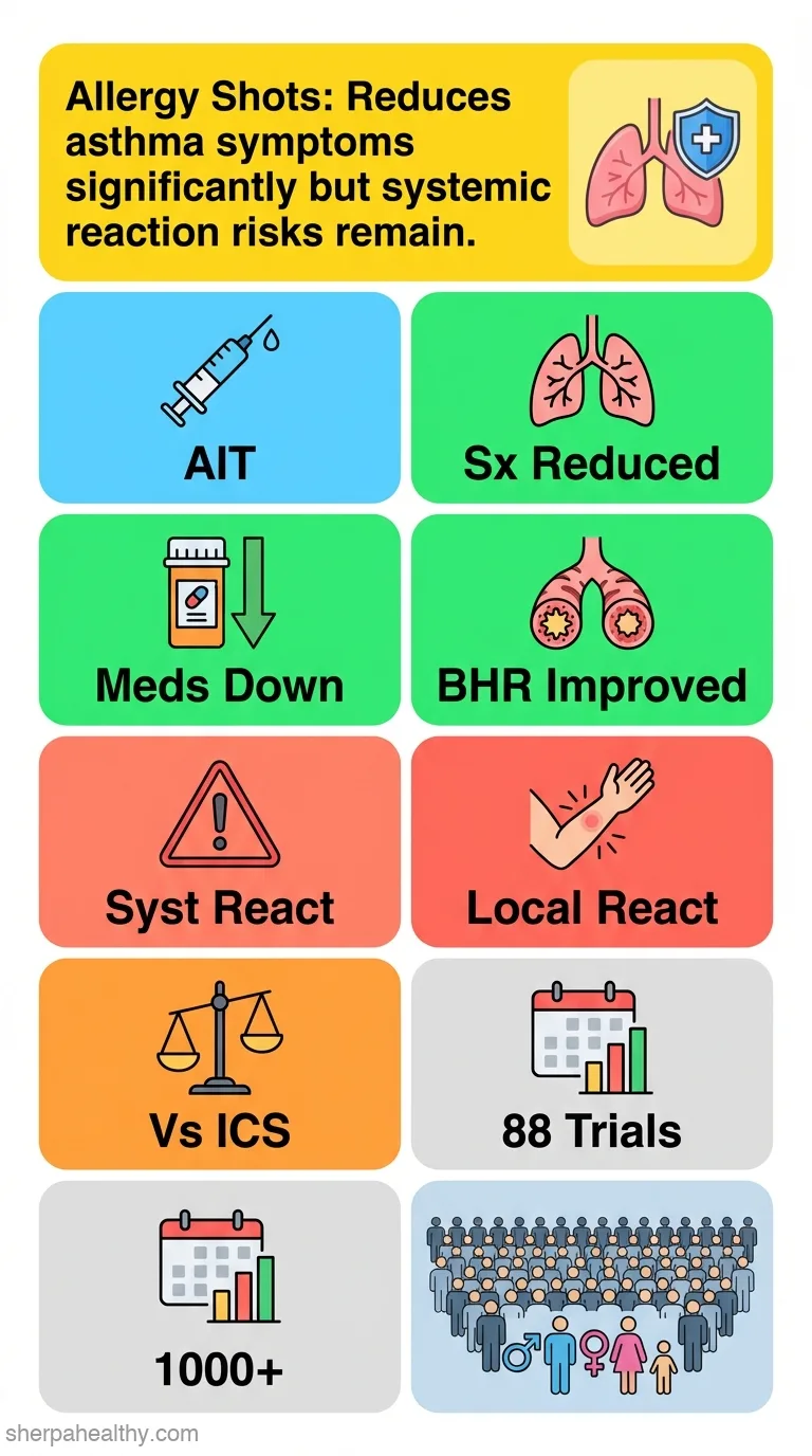 Injection allergen immunotherapy for asthma.