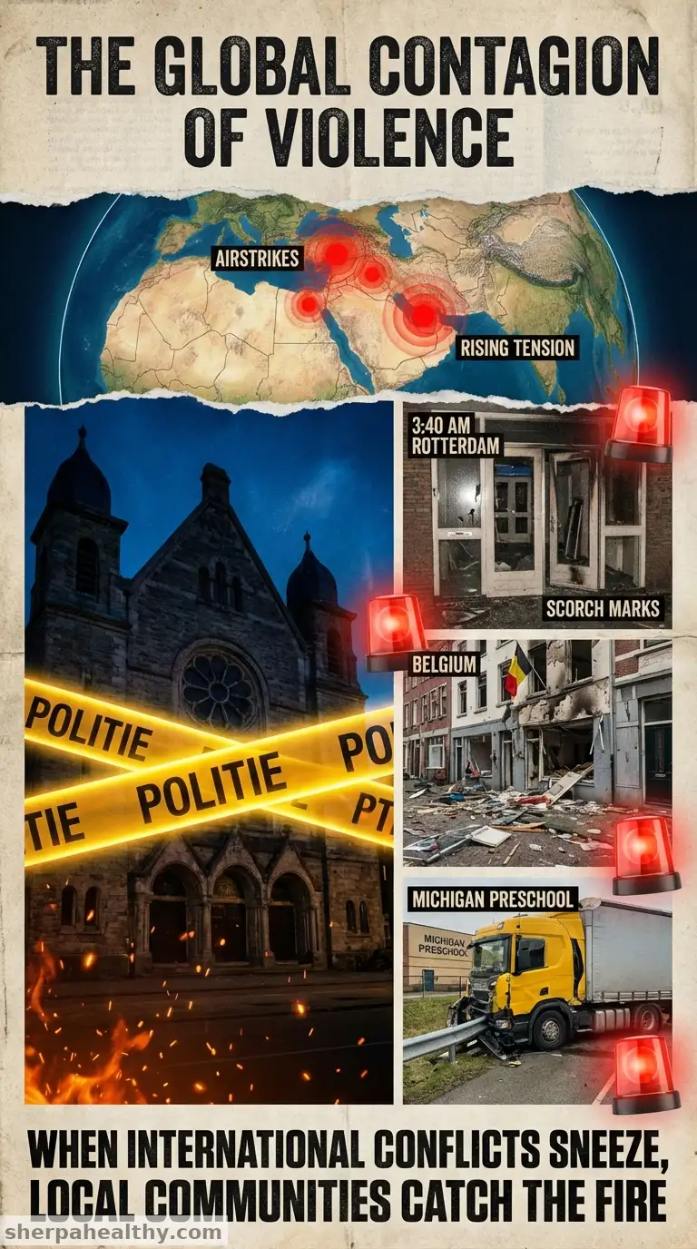Police investigate overnight fire attack on Netherlands synagogue