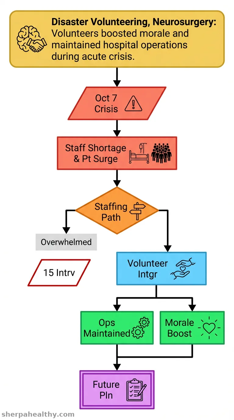 The multifaceted impact of volunteering in an Israeli neurosurgery department following the October 7th terror attacks.
