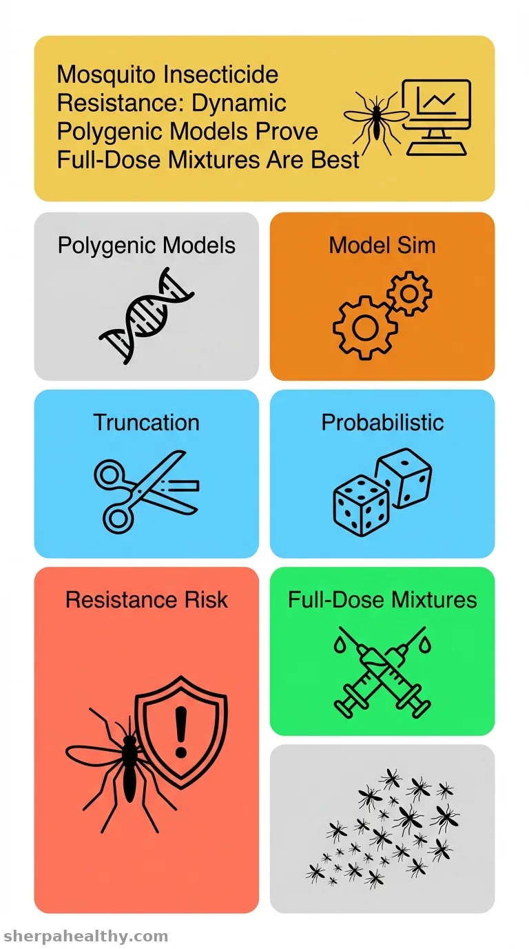 Simulating dynamic insecticide selection pressures for resistance management in mosquitoes assuming polygenic resistance.