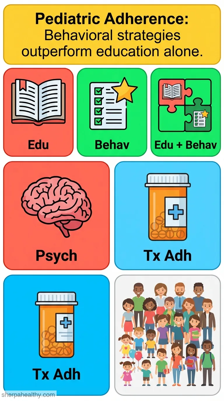 A systematic review of interventions to enhance medication adherence in children and adolescents with chronic illness.