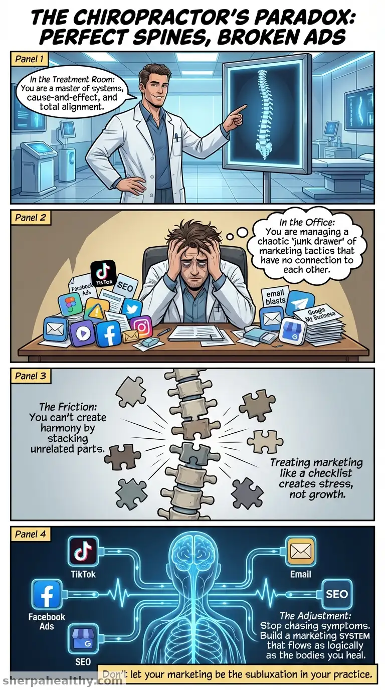 Chiropractic marketing: Why systems matter more than tactics