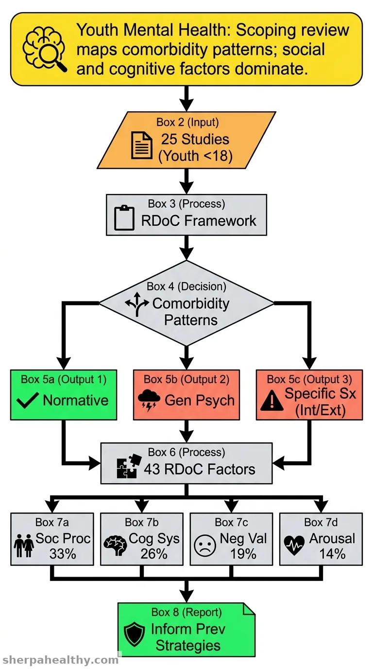Youth Comorbidity Patterns and Research Domain Criteria (RDoC)-Informed Factors: A Scoping Review of Person-Centered Psychopathology Research.