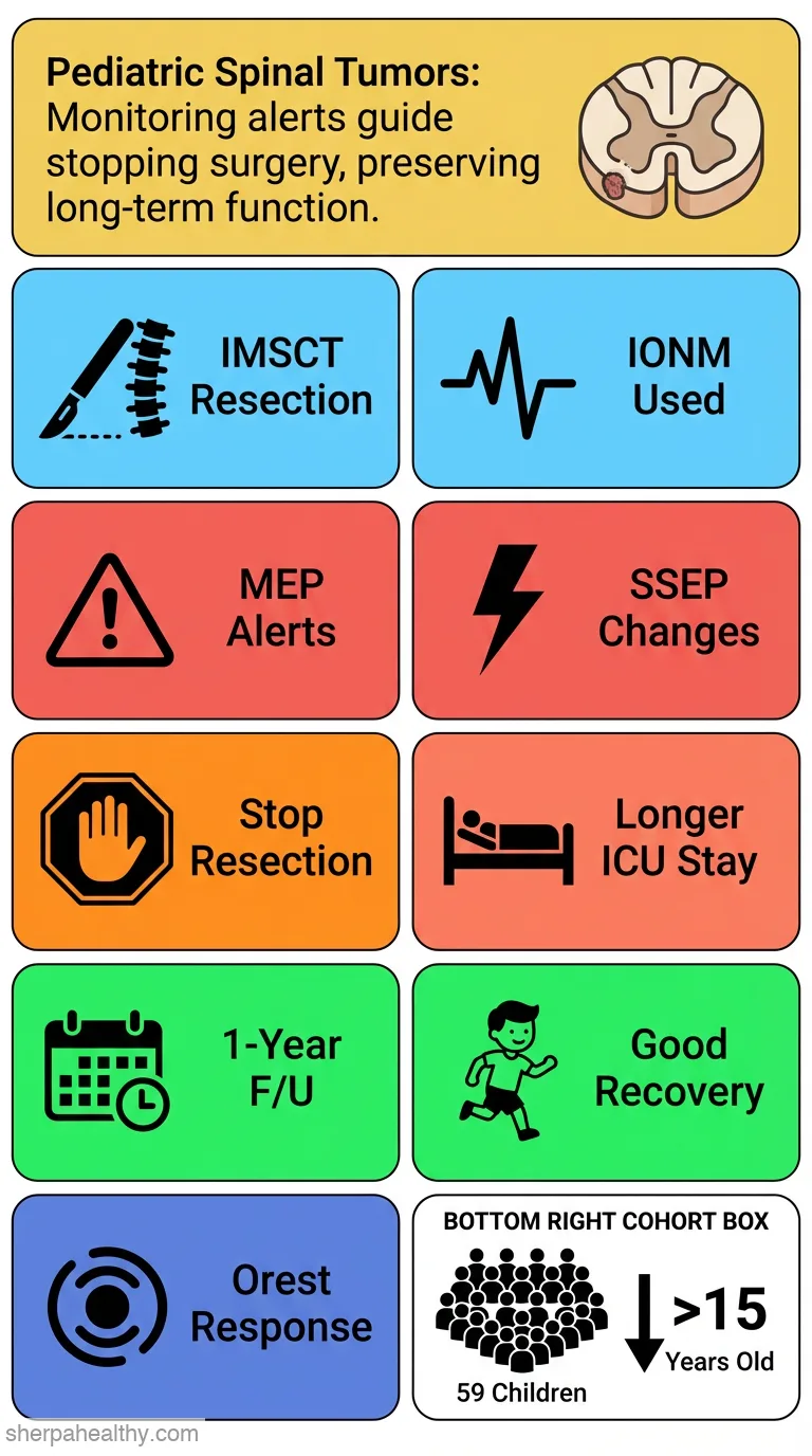 The Role of Intraoperative Neurophysiologic Monitoring on Surgical Decision Making and Neurologic Outcomes in Pediatric Patients With Intramedullary Spinal Cord Tumors.