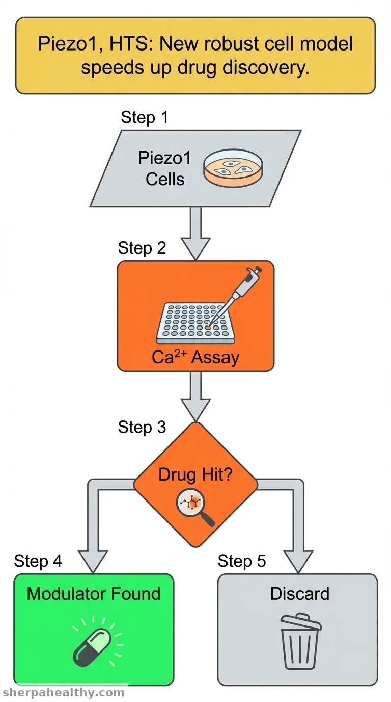 A functional and robust cellular model for high-throughput screening of piezo1 modulators.