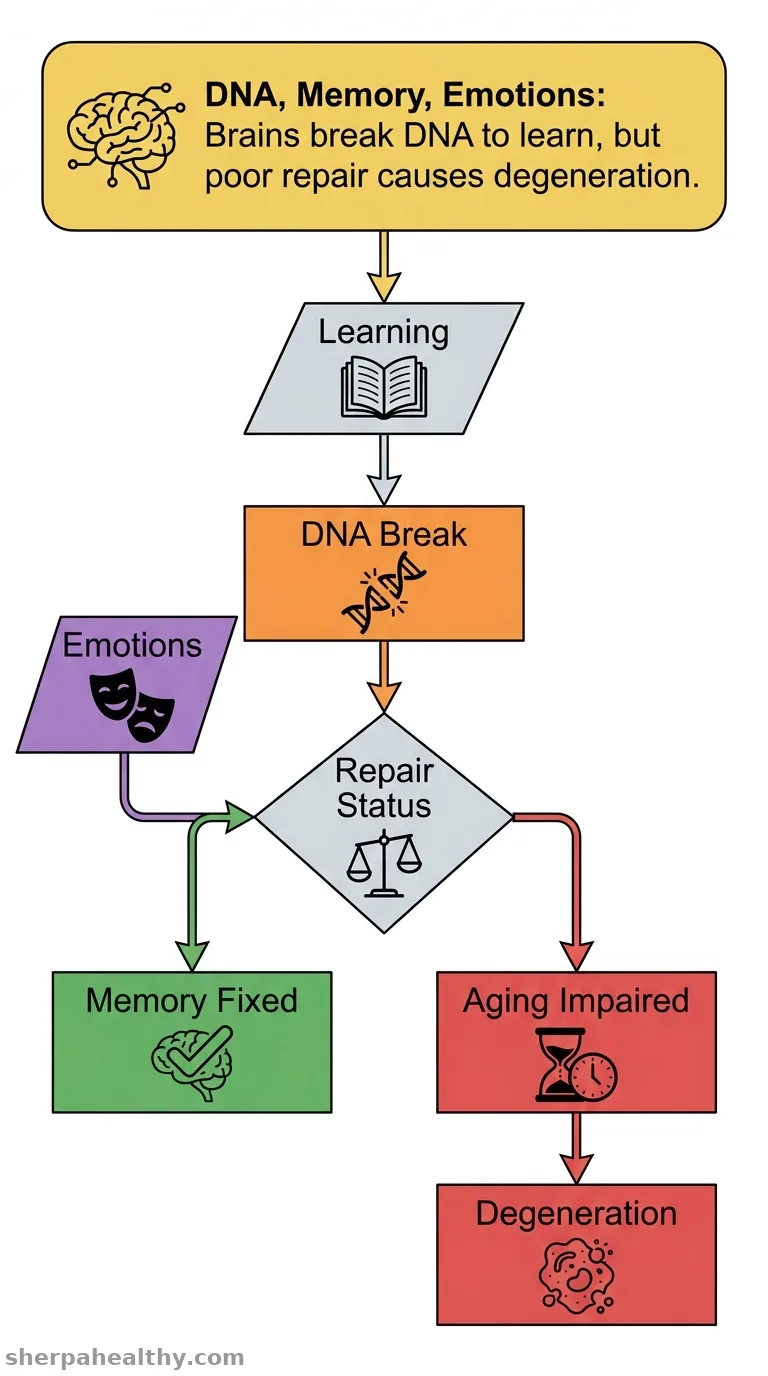 Impact of positive feelings and negative feelings on brain cell regeneration and degeneration.