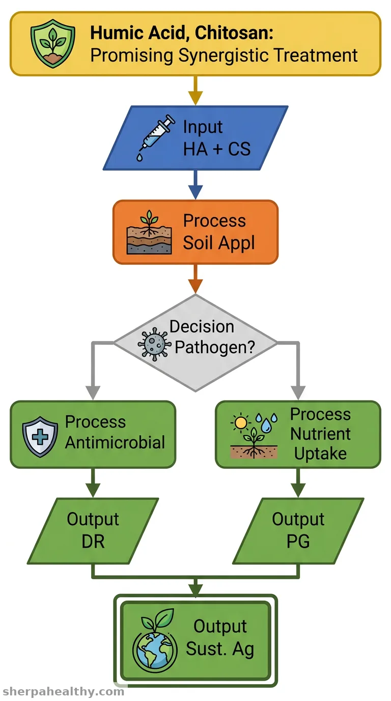 The synergistic effects of humic acid, chitosan and
