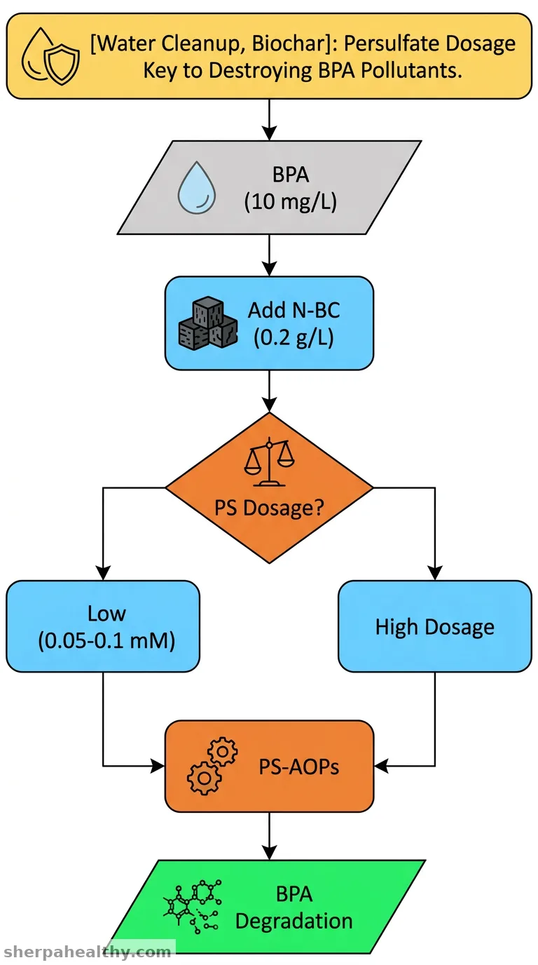 Effect of persulfate dosage on organic degradation using N-doped biochar: Reaction pathway and environmental implications.