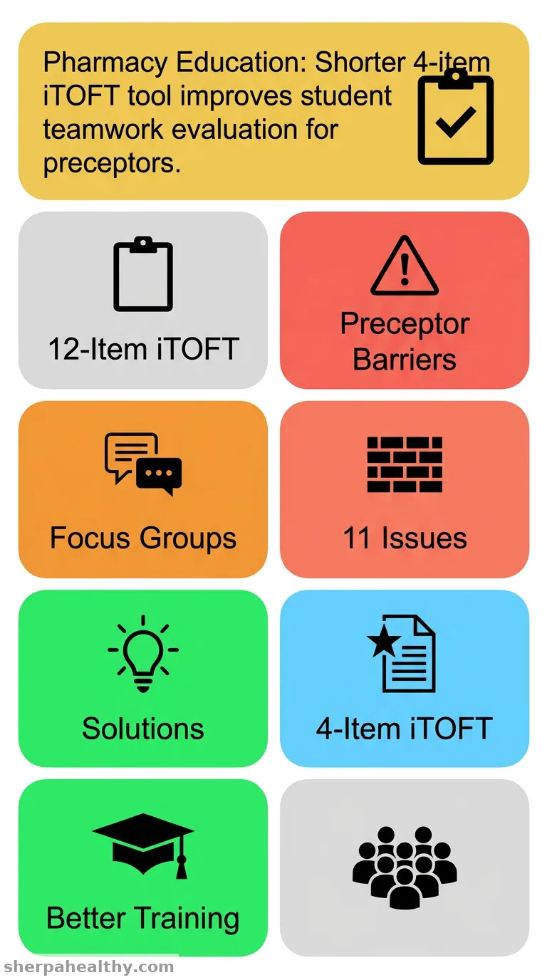 Revisions to iTOFT to Support Preceptor Evaluation of APPE Interprofessional Interactions.