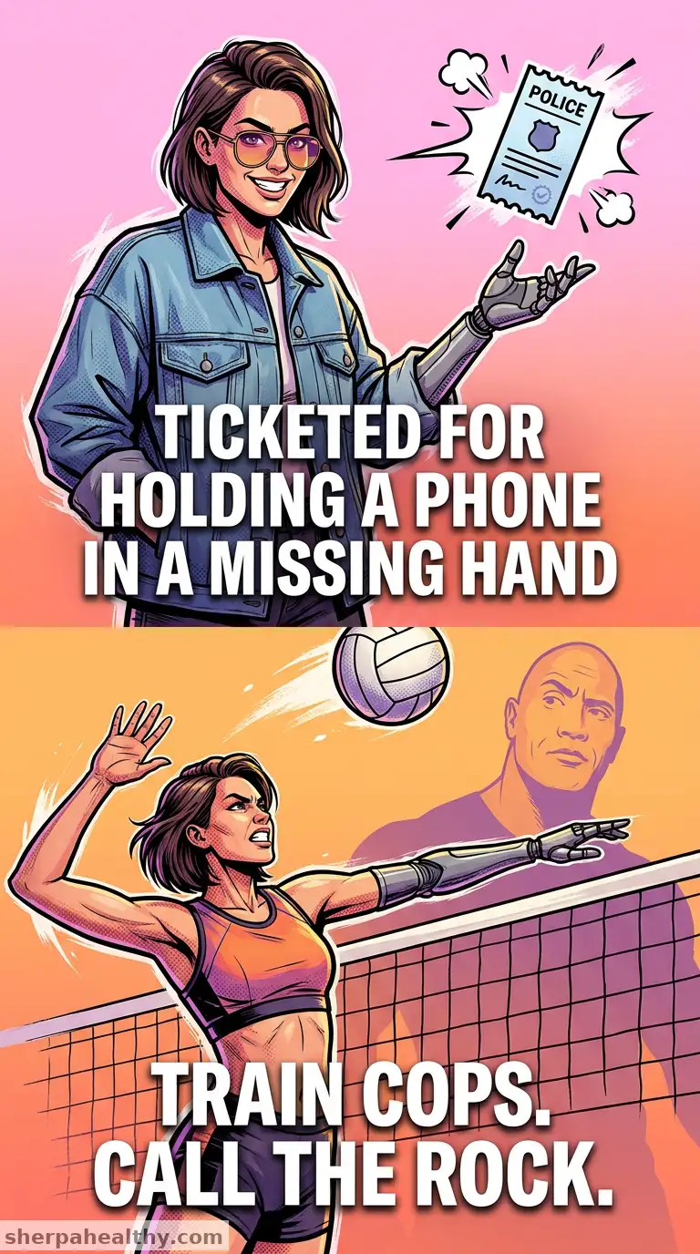Viral One-Handed Woman Katie Thomas Says Officer Who Ticketed Her Needs Training