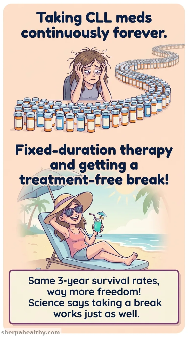 Fixed Duration Therapies Non-Inferior to Continuous Treatment in Previously Untreated CLL