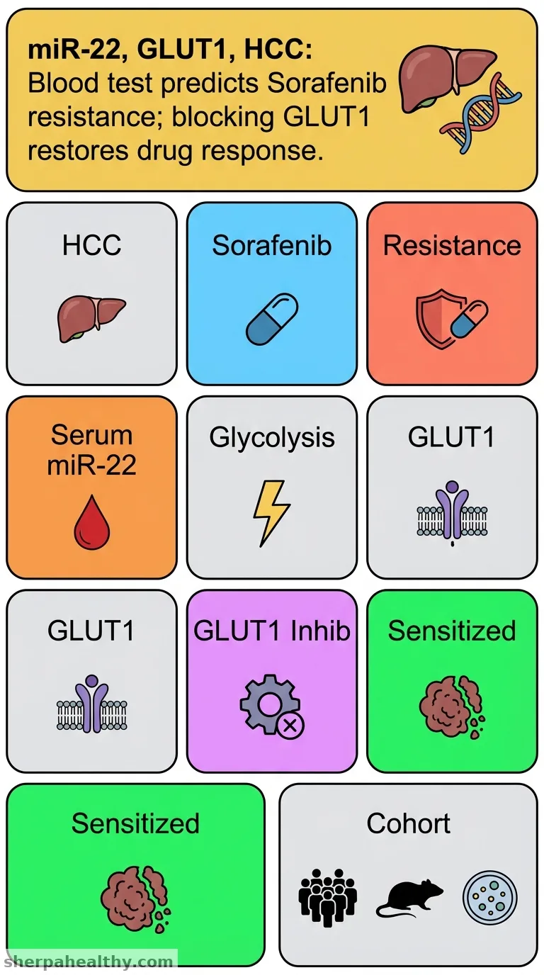 MiR-22/GLUT1 Axis Induces Metabolic Reprogramming and Sorafenib Resistance in Hepatocellular Carcinoma.