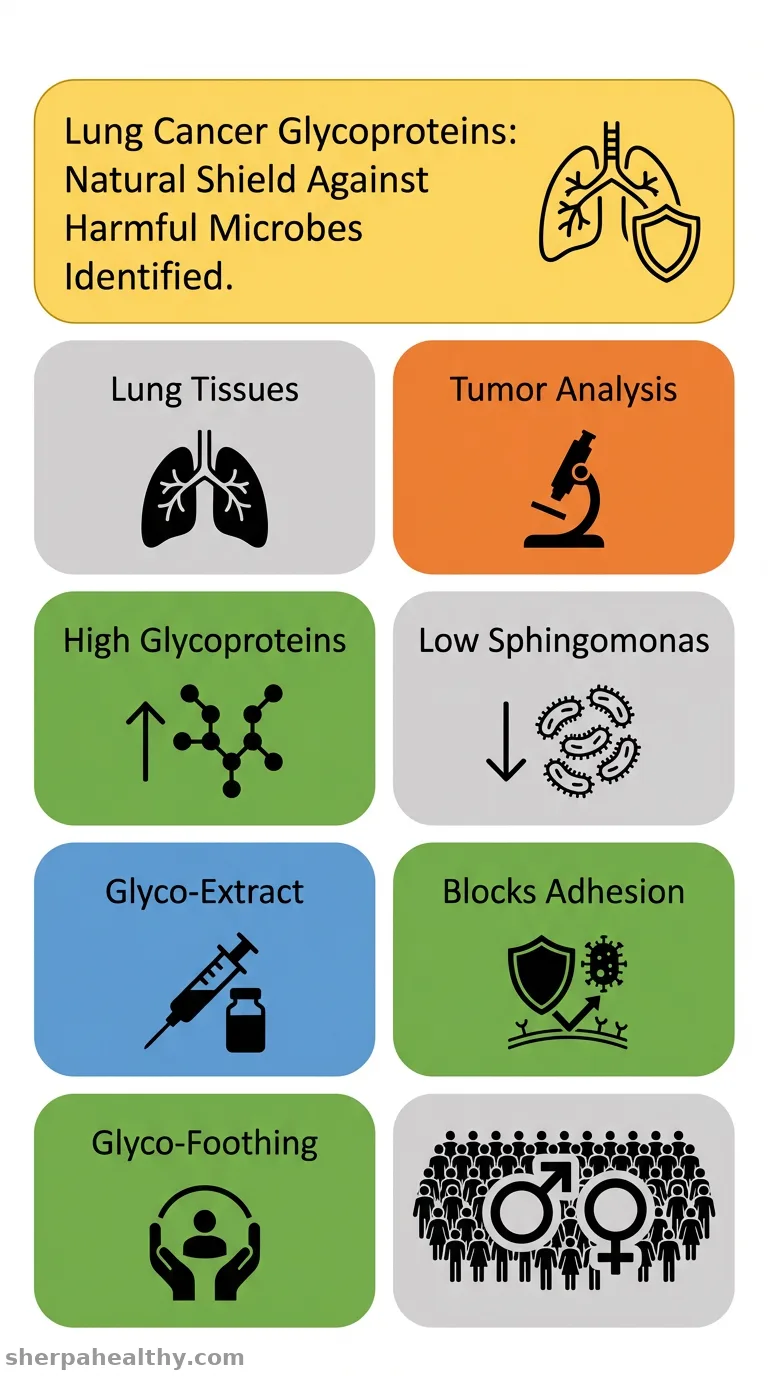 Protein glycopatterns for natural regulation of microbiota in lung adenocarcinoma.