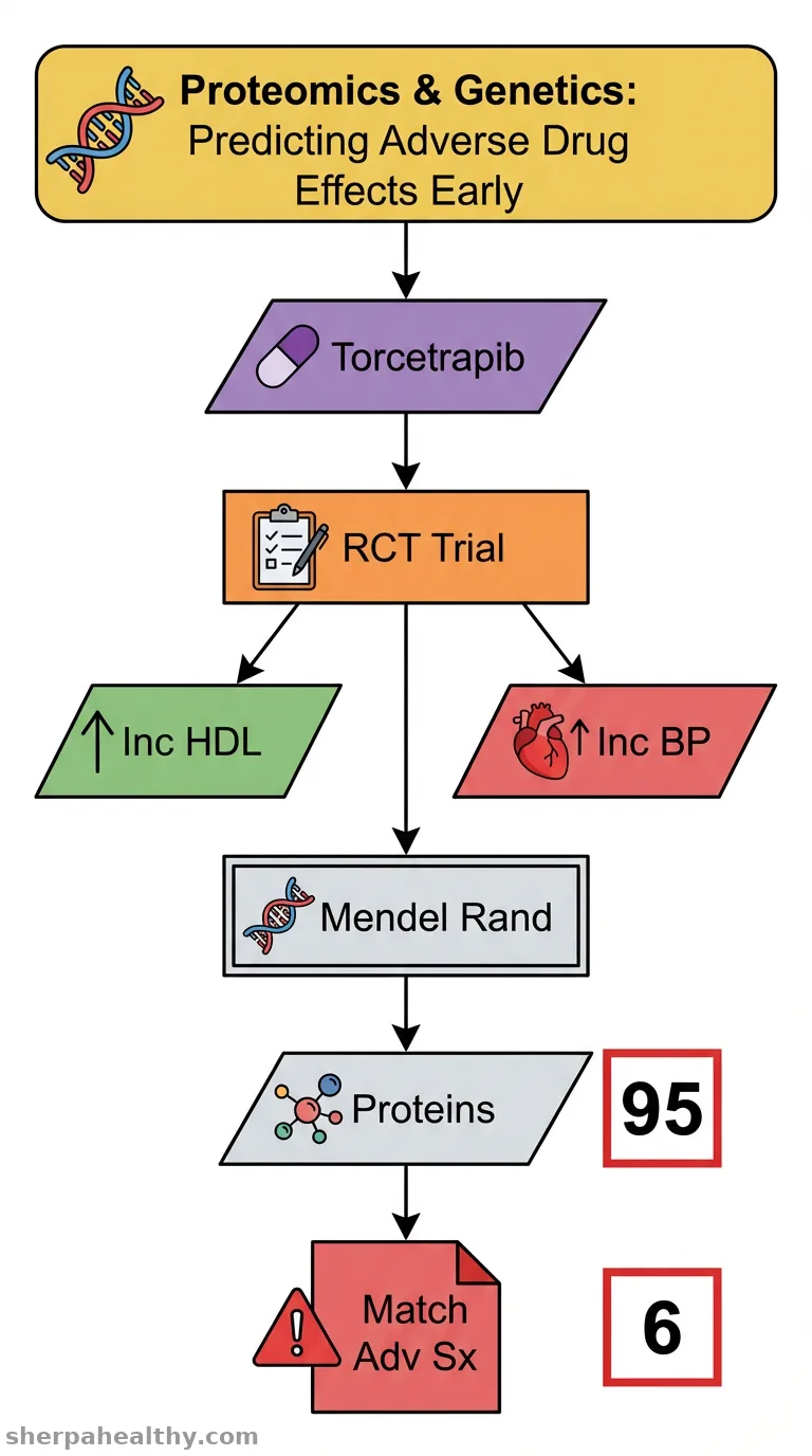 Forecasting off-target drug toxicity using proteomic and genetic data: insights from Torcetrapib.