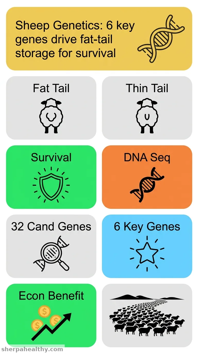Genome-wide identification of selection signals in fat-tailed and thin-tailed sheep populations.