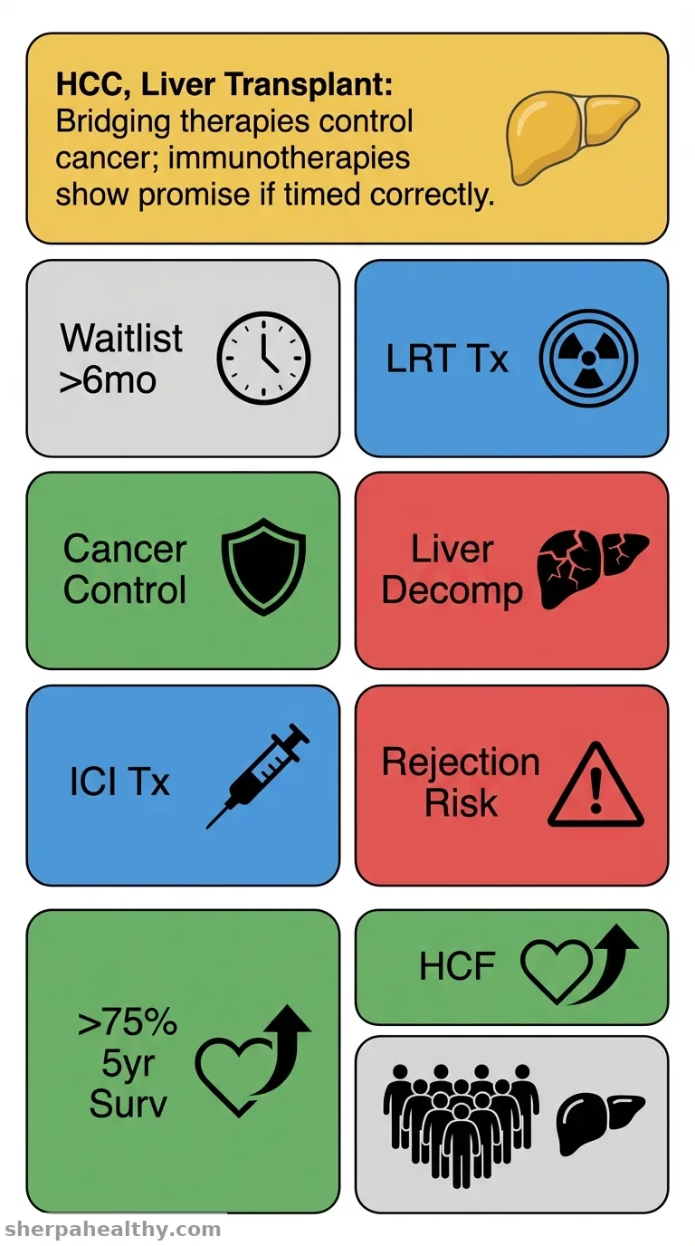 Management of hepatocellular carcinoma prior to liver transplantation: latest developments.