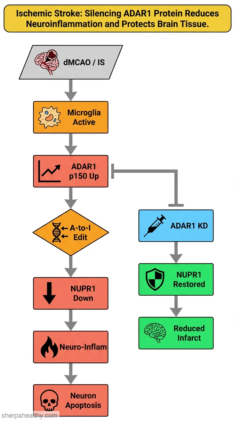 ADAR1 Promotes NUPR1 A-to-I RNA Editing to Exacerbate Ischemic Brain Injury by Microglia Mediated Neuroinflammation.