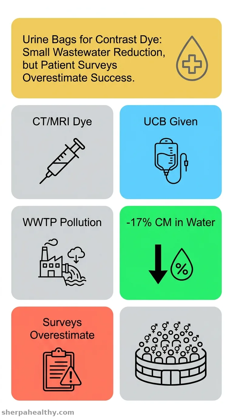 Effect of distributing urine-collection bags on contrast-material load in wastewater.
