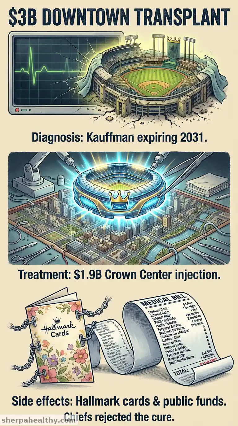 Royals to build a $1.9B ballpark at Crown Center as part of a $3B downtown KC redevelopment project