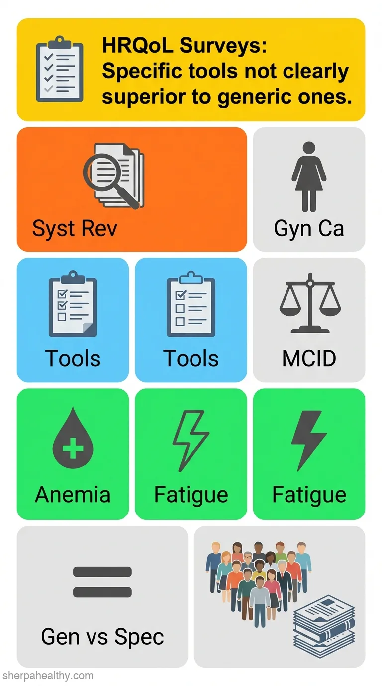 Assessing health-related quality of life in gynecologic oncology: a systematic review of questionnaires and their ability to detect clinically important differences and change.