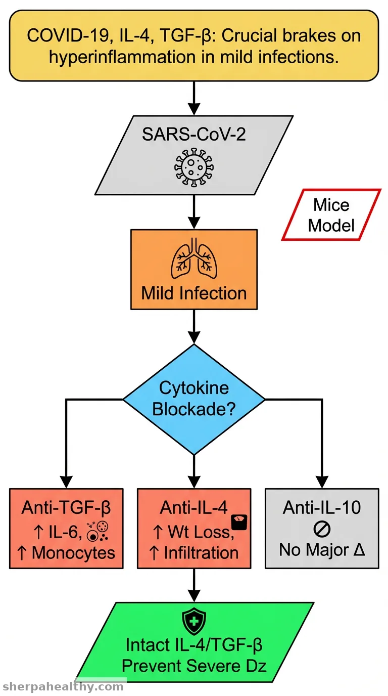 IL-4 and TGF-β Regulate Inflammatory cytokines and Cellular Infiltration in the Lung in Mouse-adapted SARS-CoV-2 Infection.