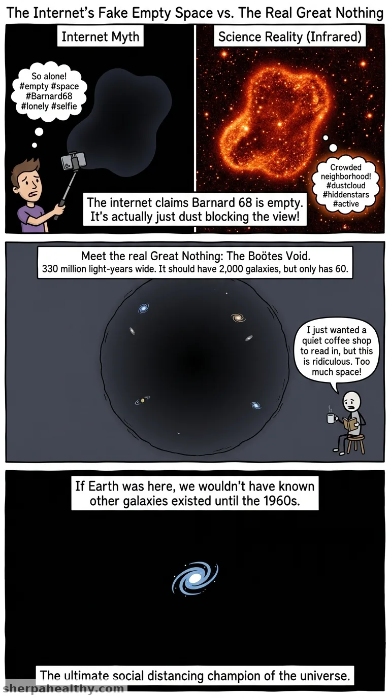 The Great Nothing: The Boötes Void Is An Exceptionally Large, Rare Empty Space Stretching Over 300 Million Light-Years