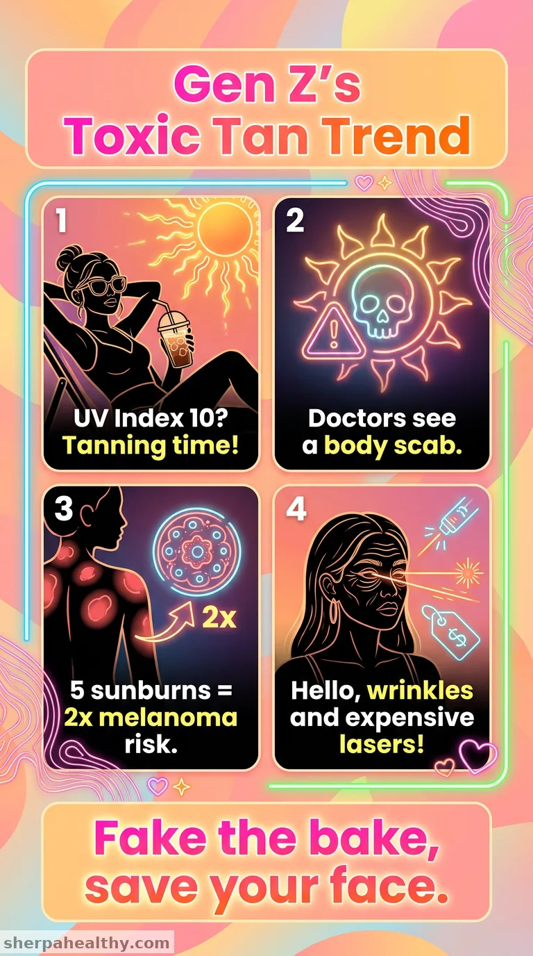 Gen Z Is Using the UV Index to Find the Best Times to Tan. Here's Why That's a Really Bad Idea.