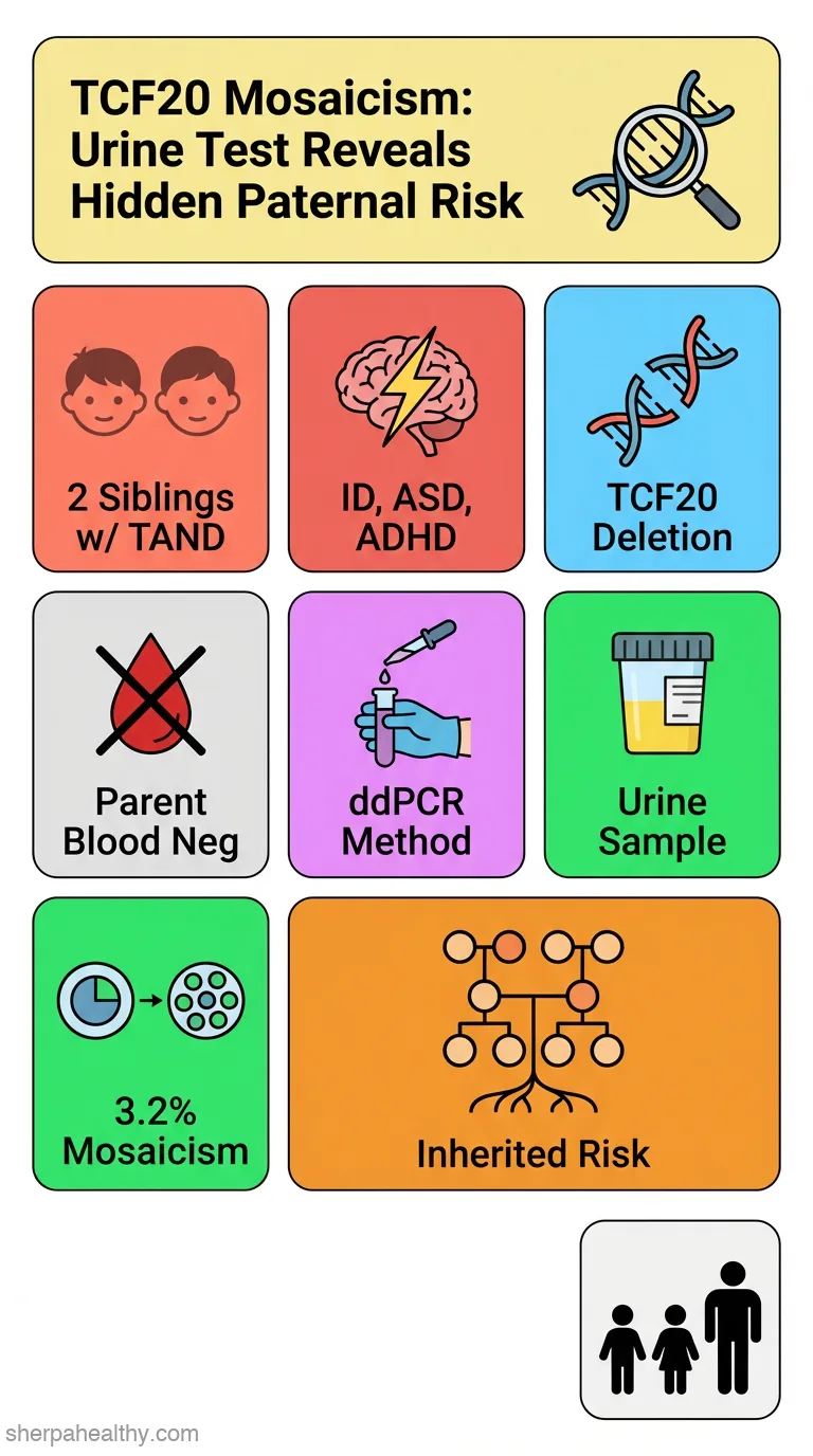 Germline mosaicism in TCF20-associated neurodevelopmental disorders: a case study and literature review.