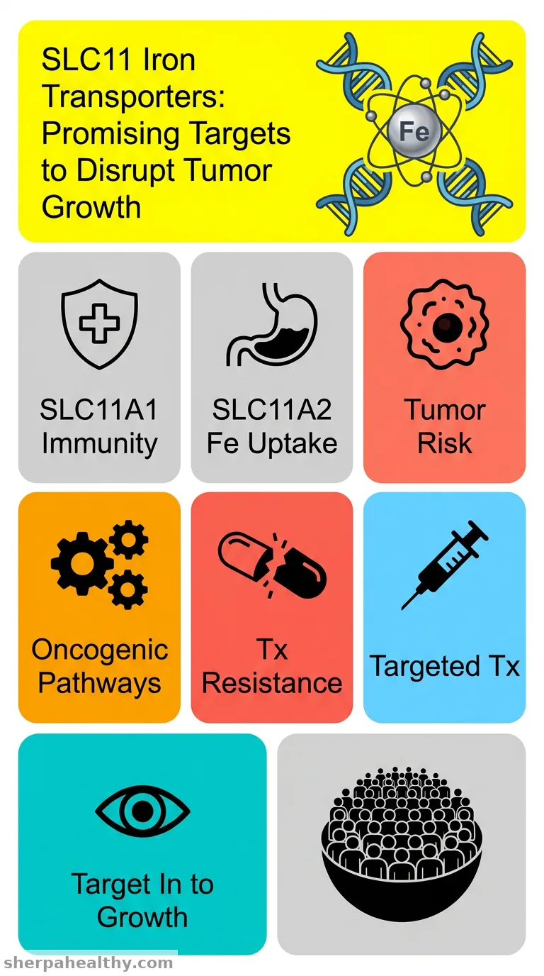 The solute carrier family 11 transporters: a bridge between iron homeostasis and tumor biology.