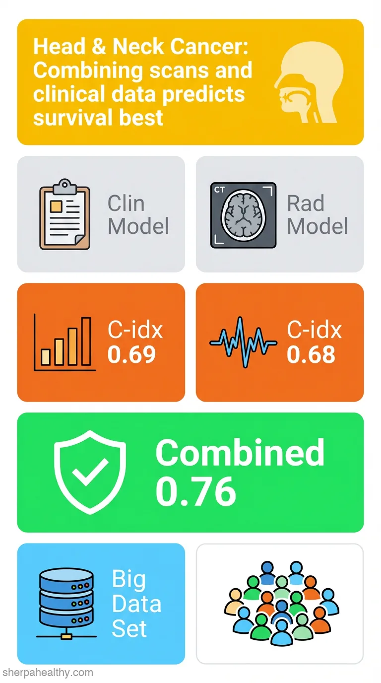 Prognostic power of radiomics in head and neck cancers: Insights from a meta-analysis.