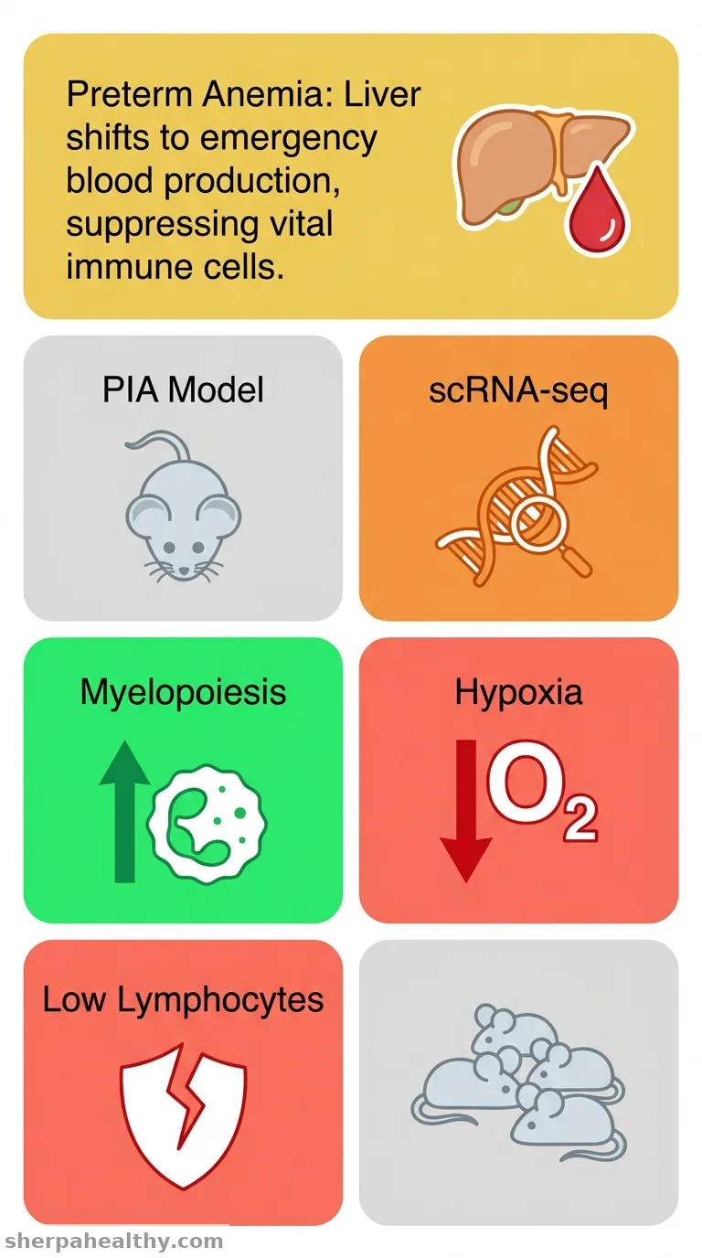 Immune landscape in liver of neonatal mice with phlebotomy-induced anemia.