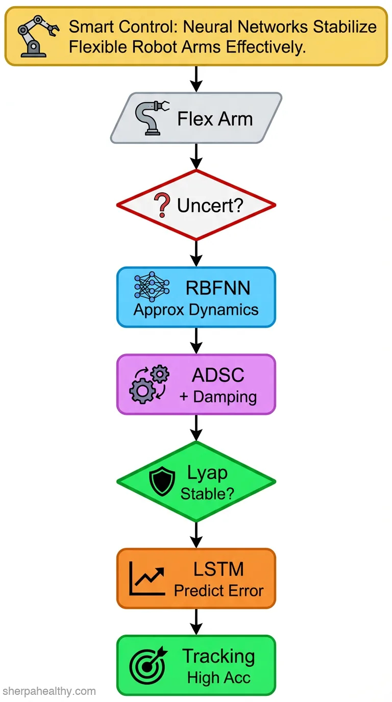 Adaptive control and state error prediction of flexible manipulators using radial basis function neural network and dynamic surface control method.