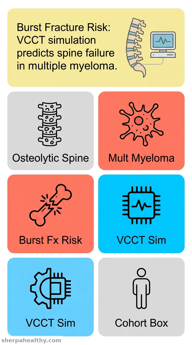 Application of virtual crack closure technique to simulate a burst fracture for an osteolytic vertebra, a case study.