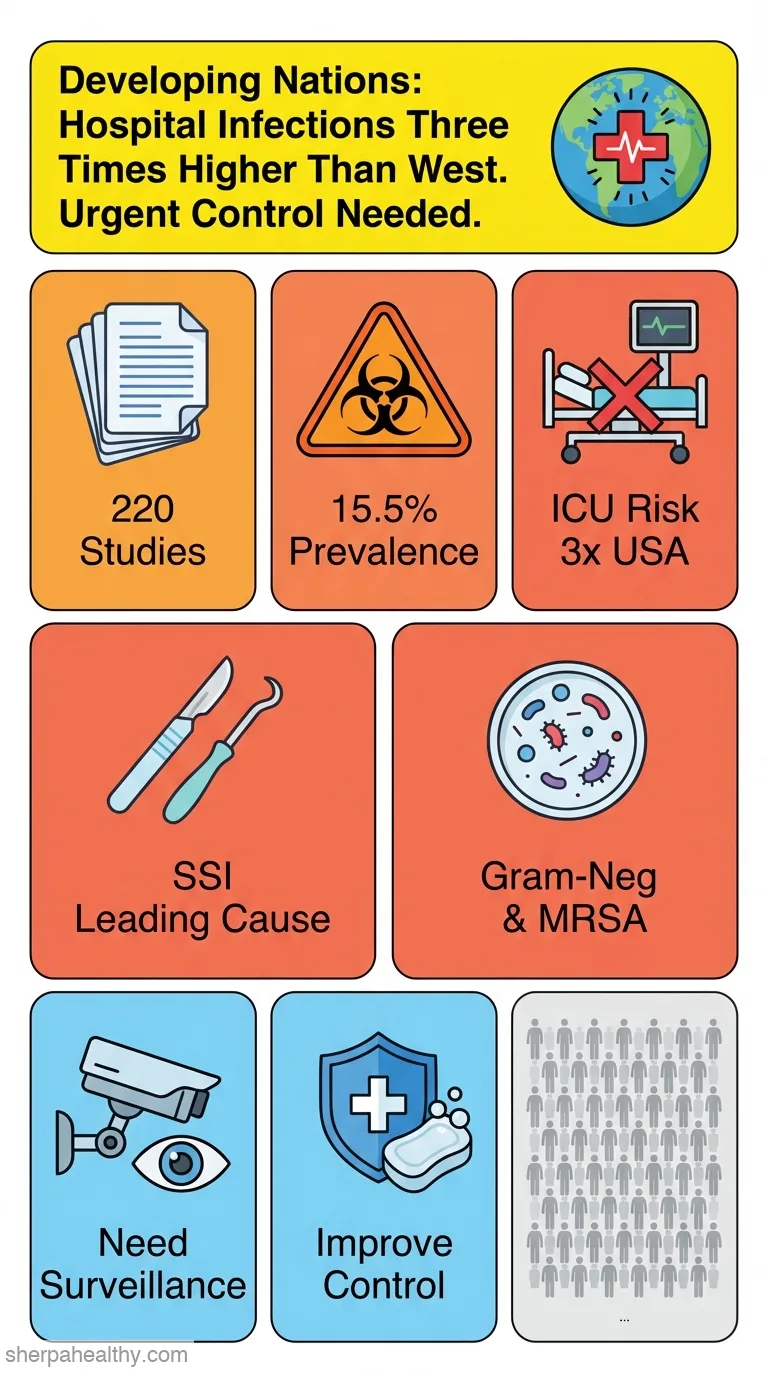 Burden of endemic health-care-associated infection in developing countries: systematic review and meta-analysis.