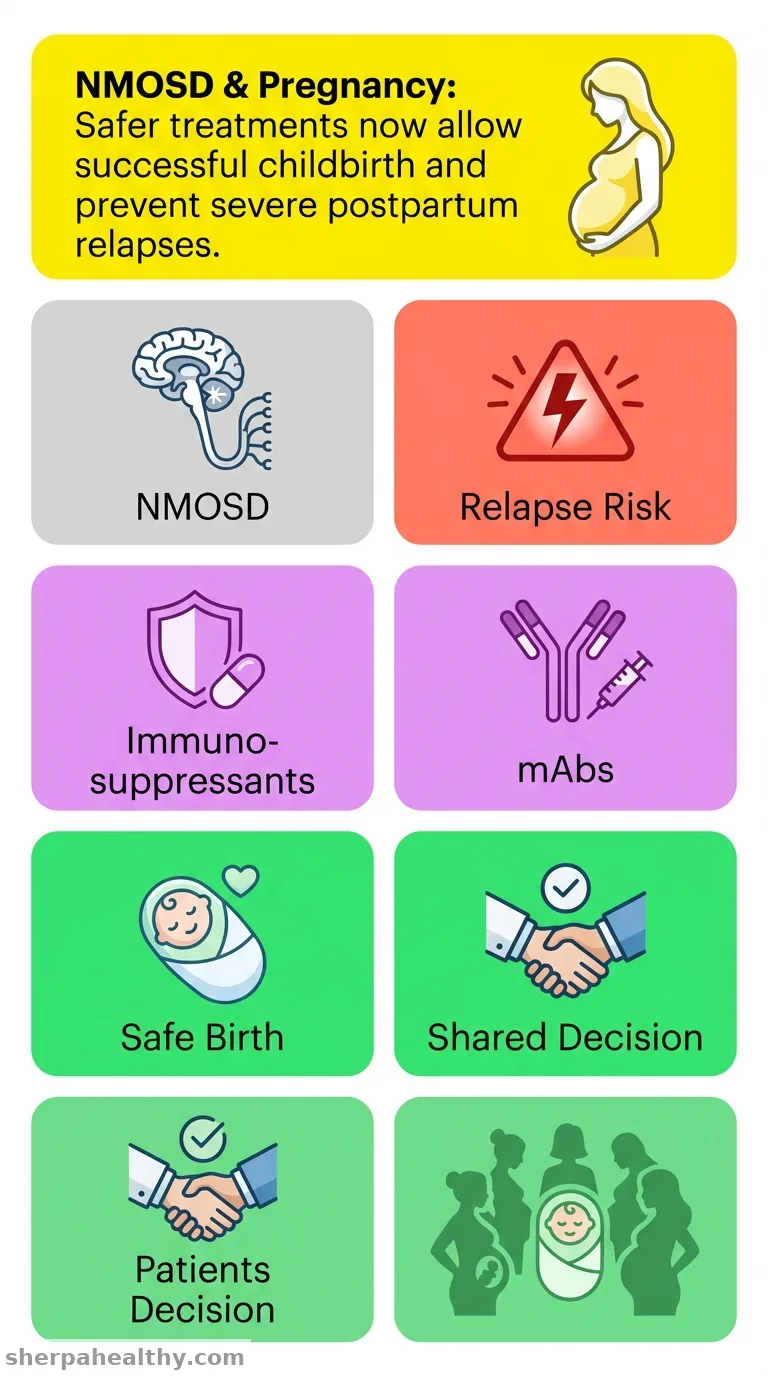Progress in the management of pregnancy in patients with neuromyelitis optica spectrum disorder.