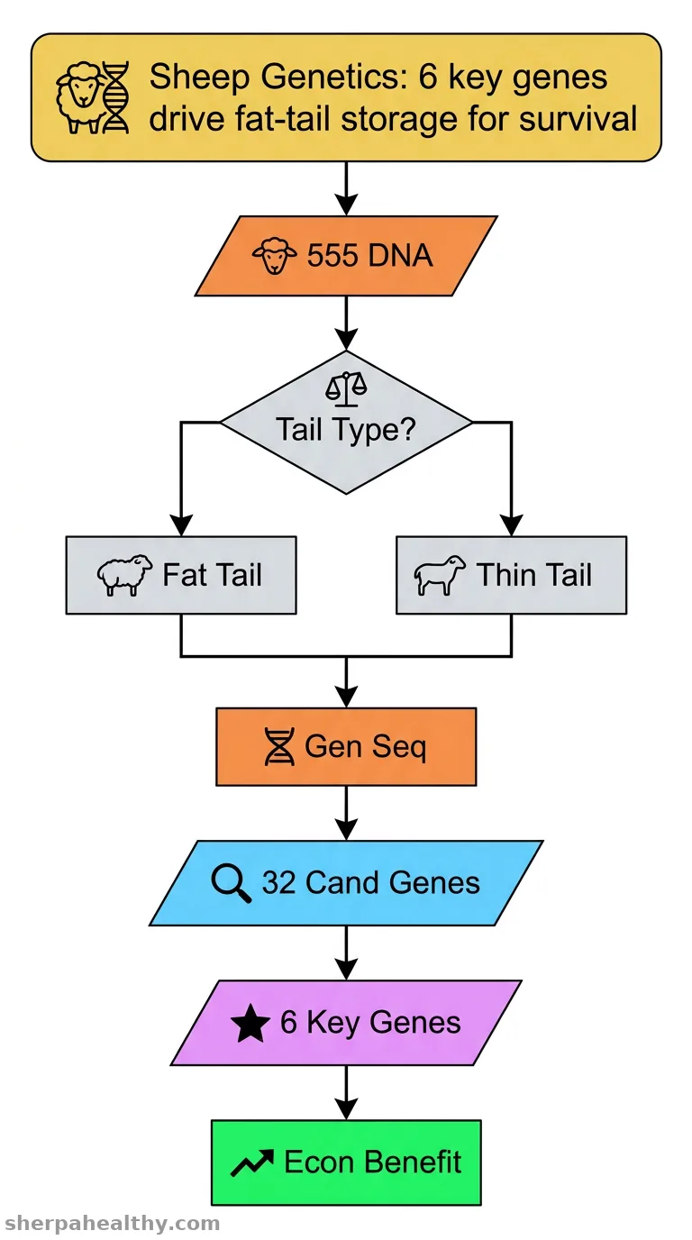 Genome-wide identification of selection signals in fat-tailed and thin-tailed sheep populations.