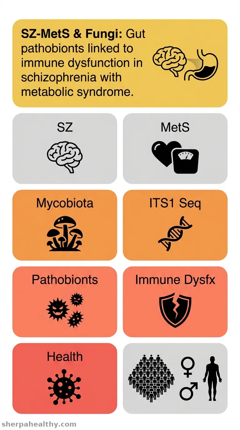 Gut mycobiota dysbiosis and systemic immune dysfunction in Chinese schizophrenia patients with metabolic syndrome.