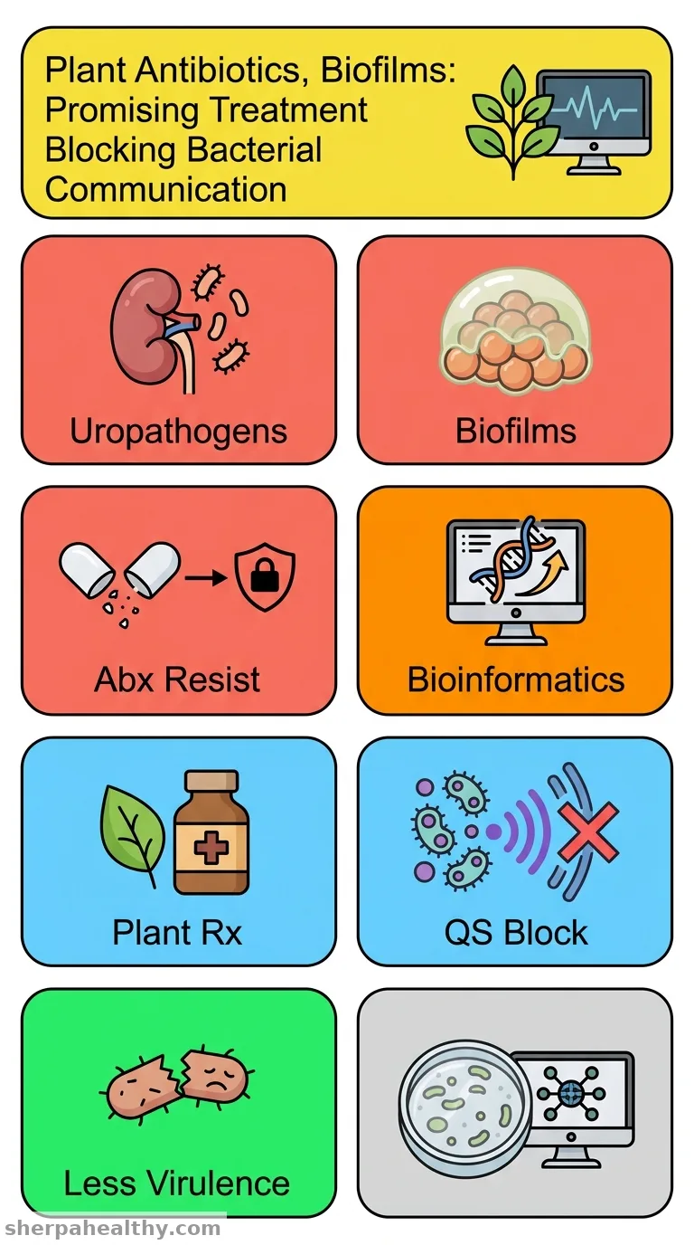 Bioinformatics-Driven, Plant-Based Antibiotic Research Against Quorum Sensing and Biofilm Formation in