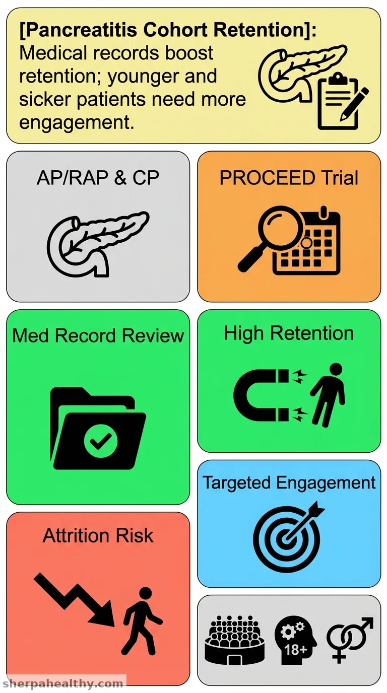 Participant Retention in a Prospective Multicenter Cohort of Participants With Pancreatitis and Factors Associated With Attrition.