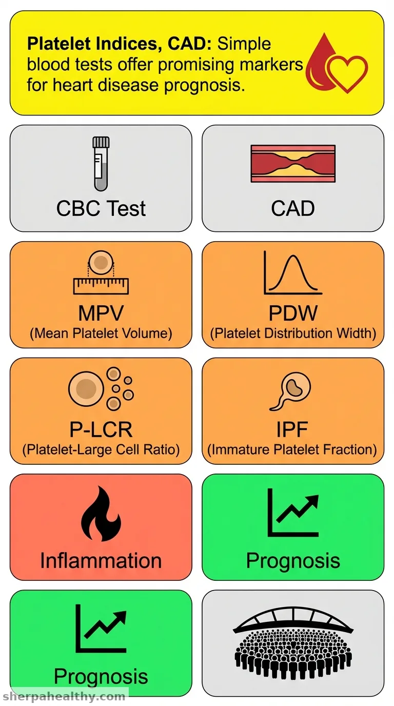 Indications of platelet indices in coronary artery disease (CAD): more insights into their diagnostic and prognostic importance.