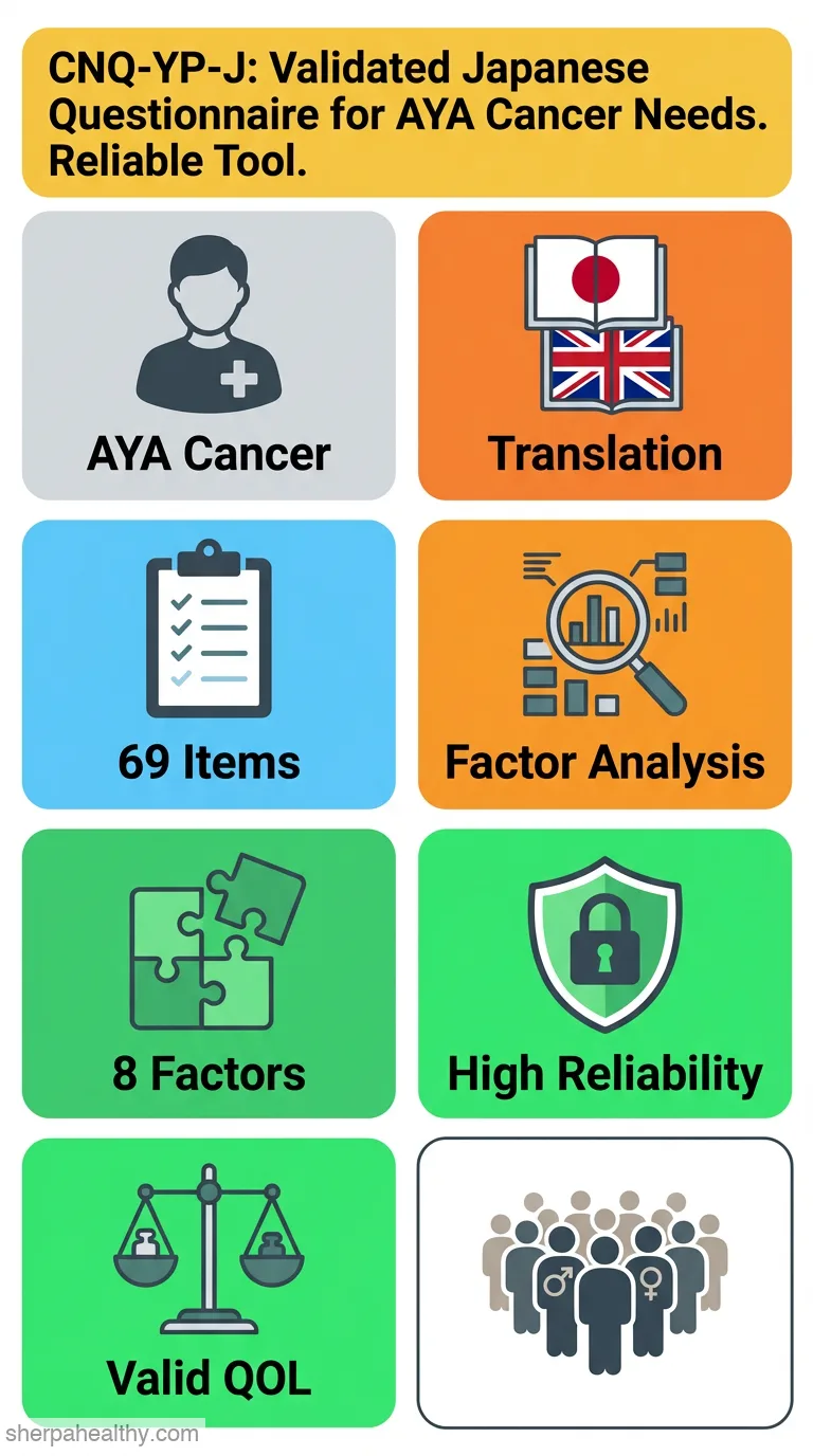 Japanese version of the cancer needs questionnaire-young people (CNQ-YP-J): translation and preliminary validation.