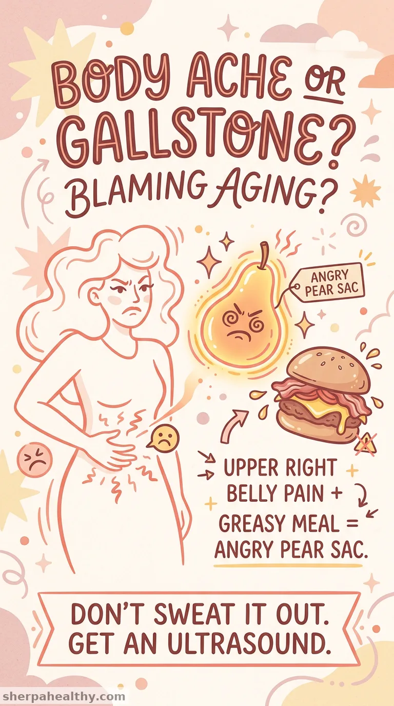 Are those body aches a sign of gallstones?